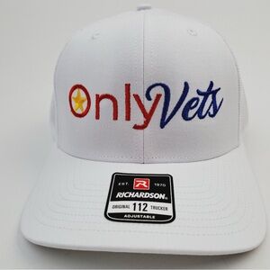 Only Vets Mens Baseball Cap Hat Low Profile Richardson 112 Embroidered